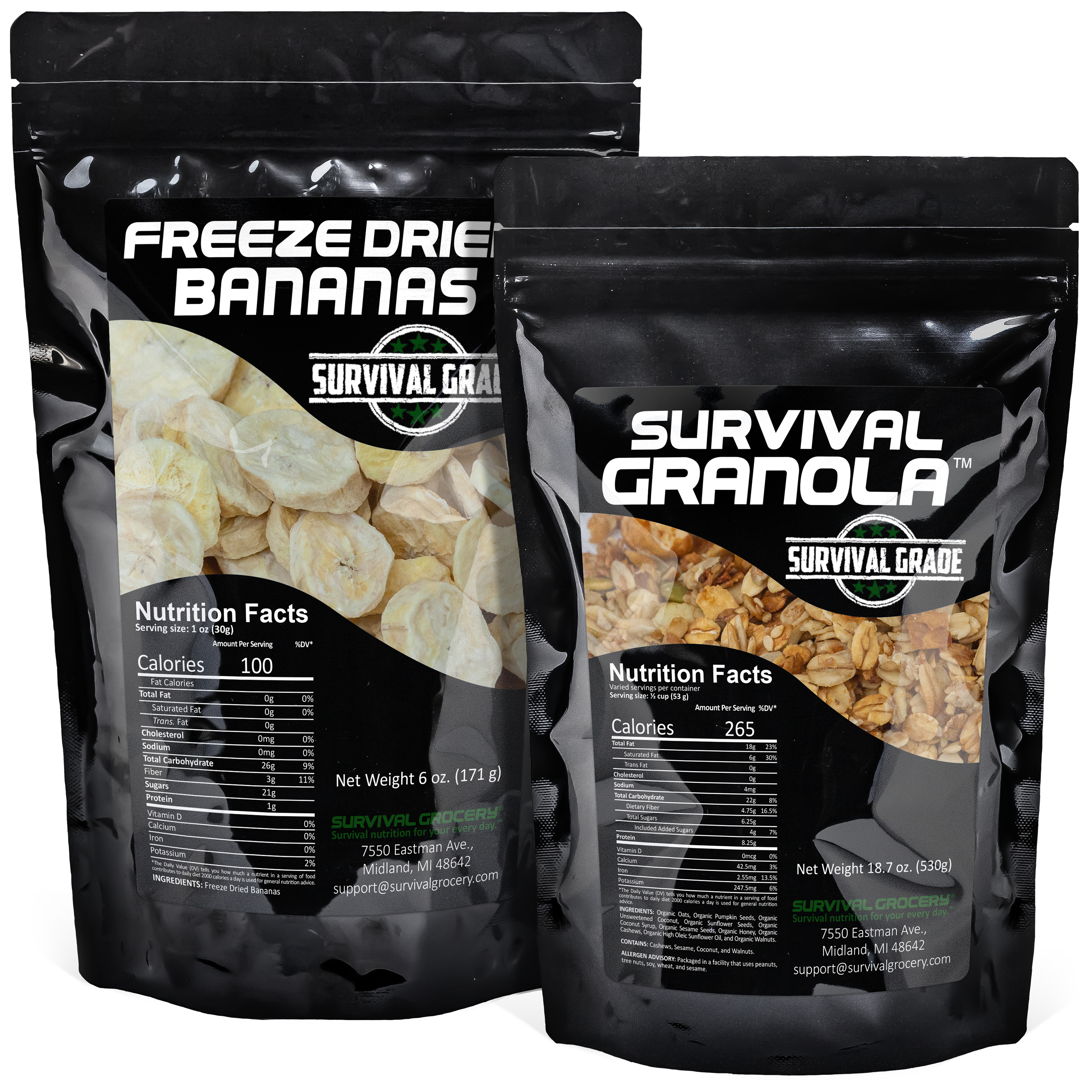 Survival Granola™ - Organic, Gluten Free, and Non-GMO
