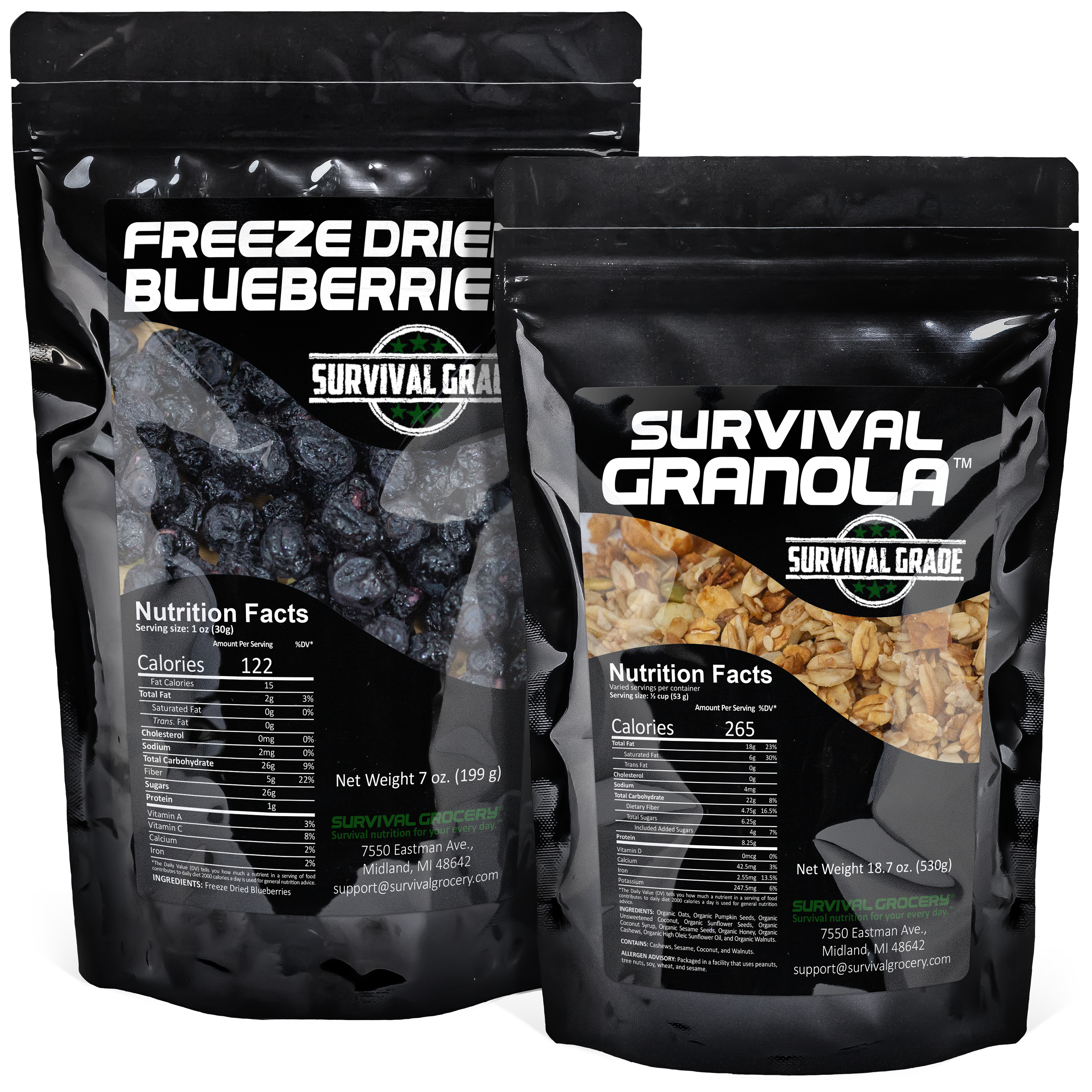 Survival Granola™ - Organic, Gluten Free, and Non-GMO