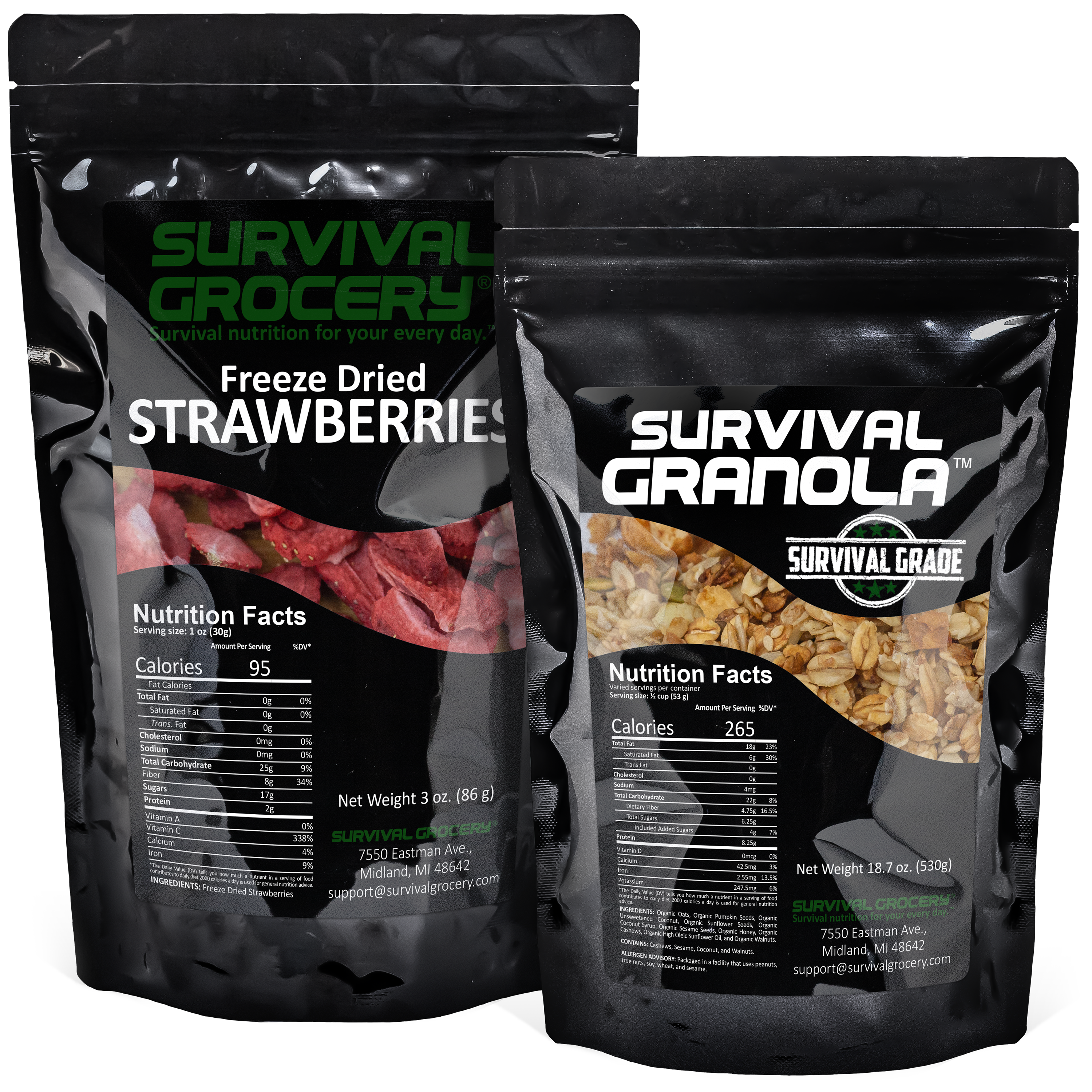 Survival Granola™ - Organic, Gluten Free, and Non-GMO
